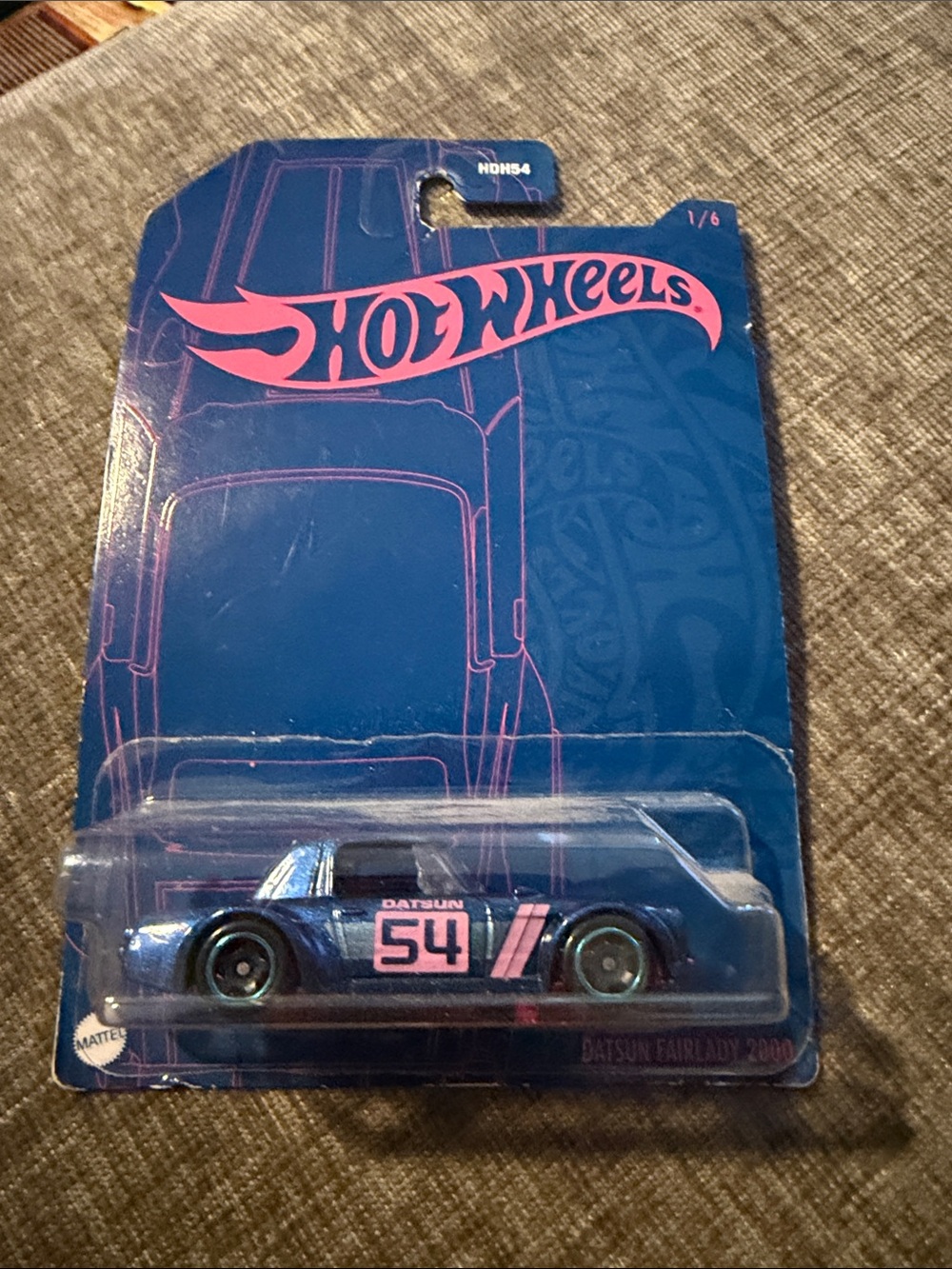 Hot‎ Wheels Datsun Fairlady 2000 1/6 Blue Pink Collector Edition